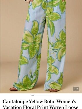 Summer floral pant